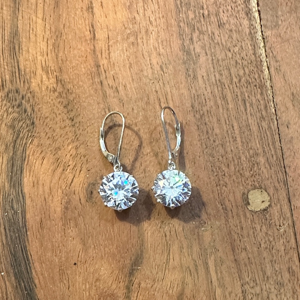 JCM 925 sterling silver Elegant Silver Drop Earrings